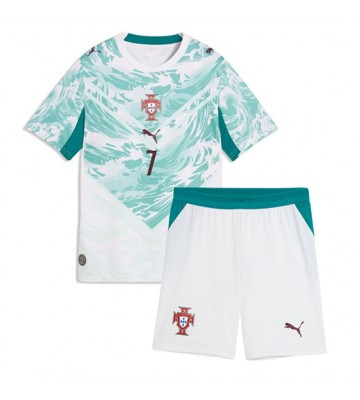 Portugal Cristiano Ronaldo #7 Udebanetrøje Børn VM 2026 Kortærmet (+ Korte bukser)